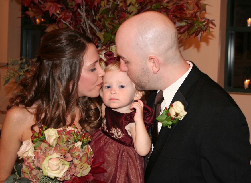 We always end up kissing our baby!