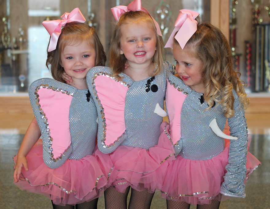 Rose Harper and Lucy little elephant tap dance recital