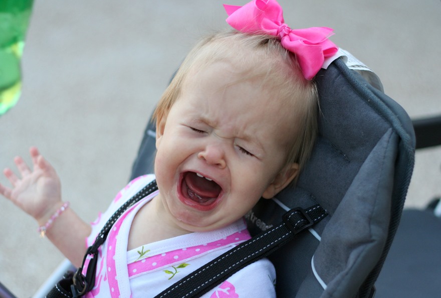 Anna Kate in tears crying