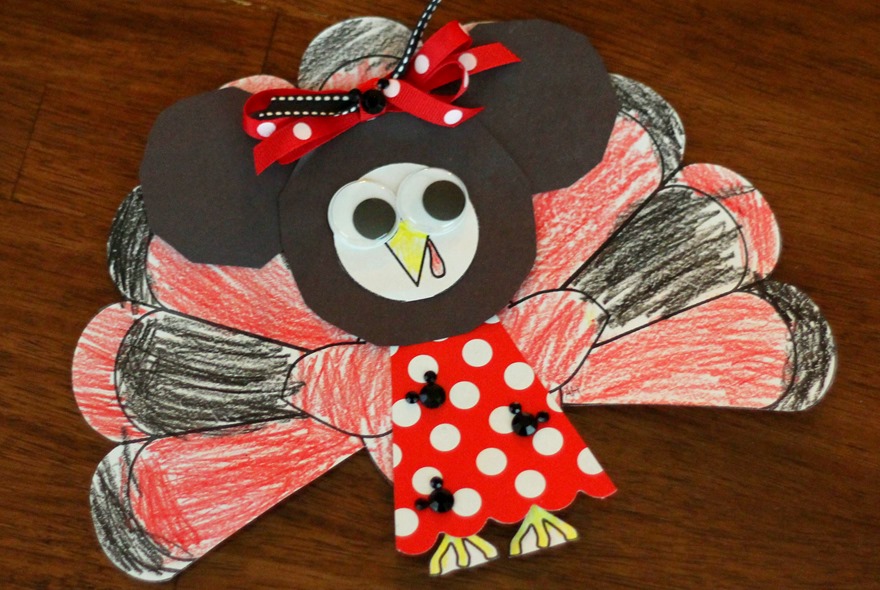 hide disguise your turkey so he won't get eaten for thanksgiving kinder project