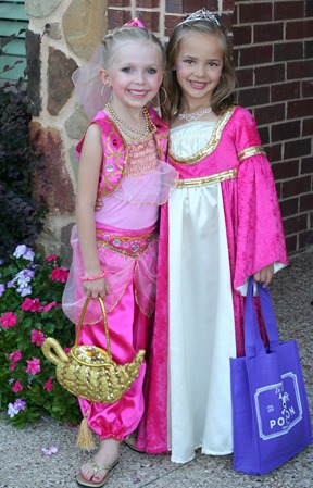 Georgia and Noelle genie and princess