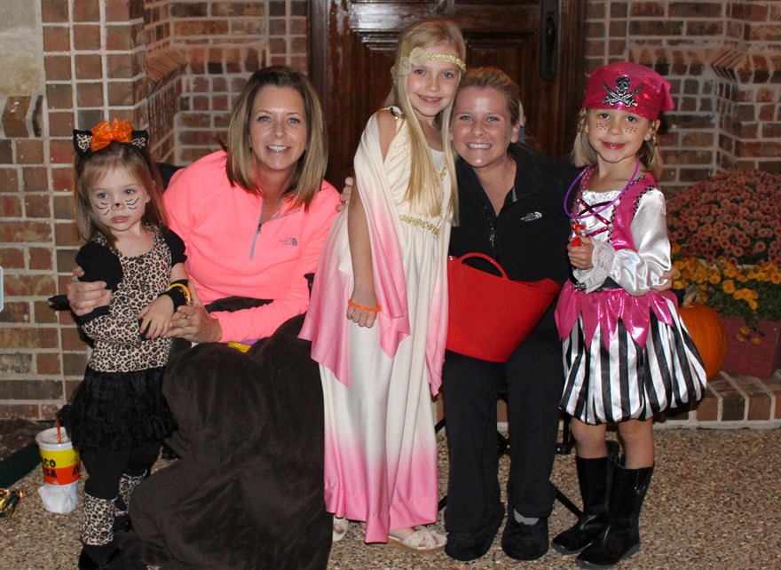 Mrs. Kim and Hope on Halloween