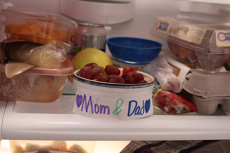 Noelle date night snack for mommy and daddy