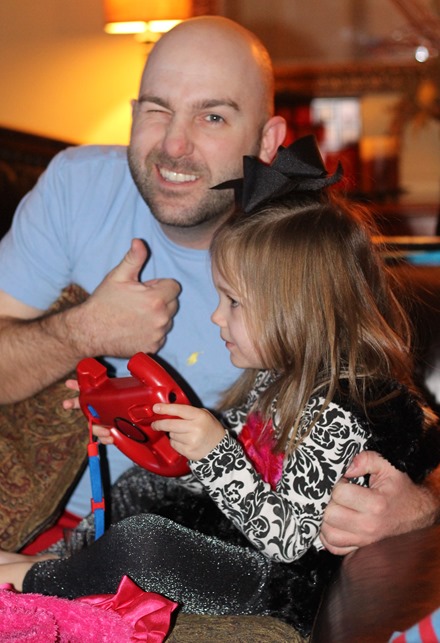 wink and thumbs up twofer daddy's turn