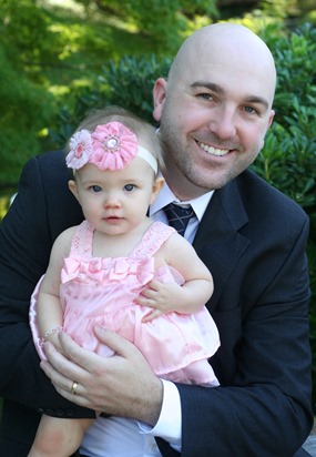 baby Rose and Daddy