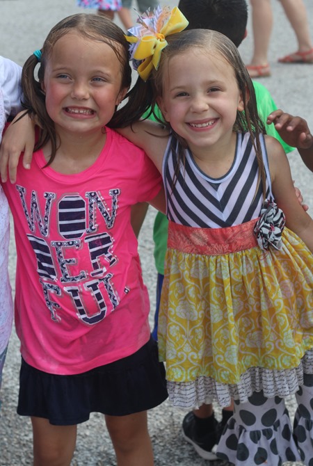 Lila and Anna Kate end of year kinder kindergarten party