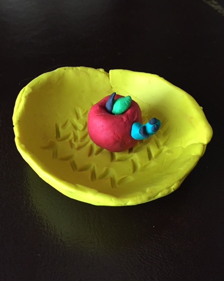 clay art with dad