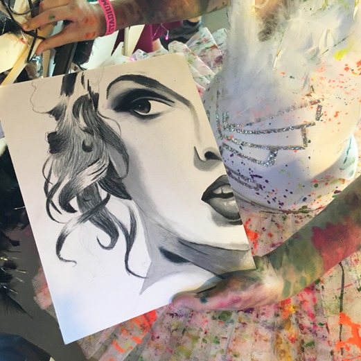 Jordan's Taylor Swift drawing